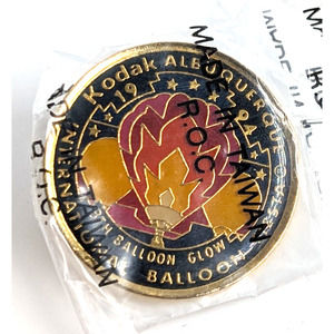 1994 Balloon Glow Albuquerque Int'l Balloon Fiesta Enamel Pin Hot Air Balloons